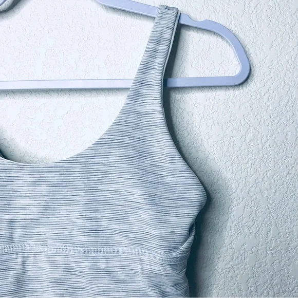 LULULEMON Align Reversible Bra White/Wee Are From Space Nimbus Battleship - Picture 6 of 14